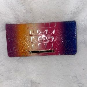 AUTHENTIC Brahmin wallet - RARE (7.5” x 4”) Multi color